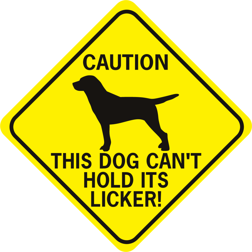 Dog sign. Dog cant. A Dog can. Dog cant choose.