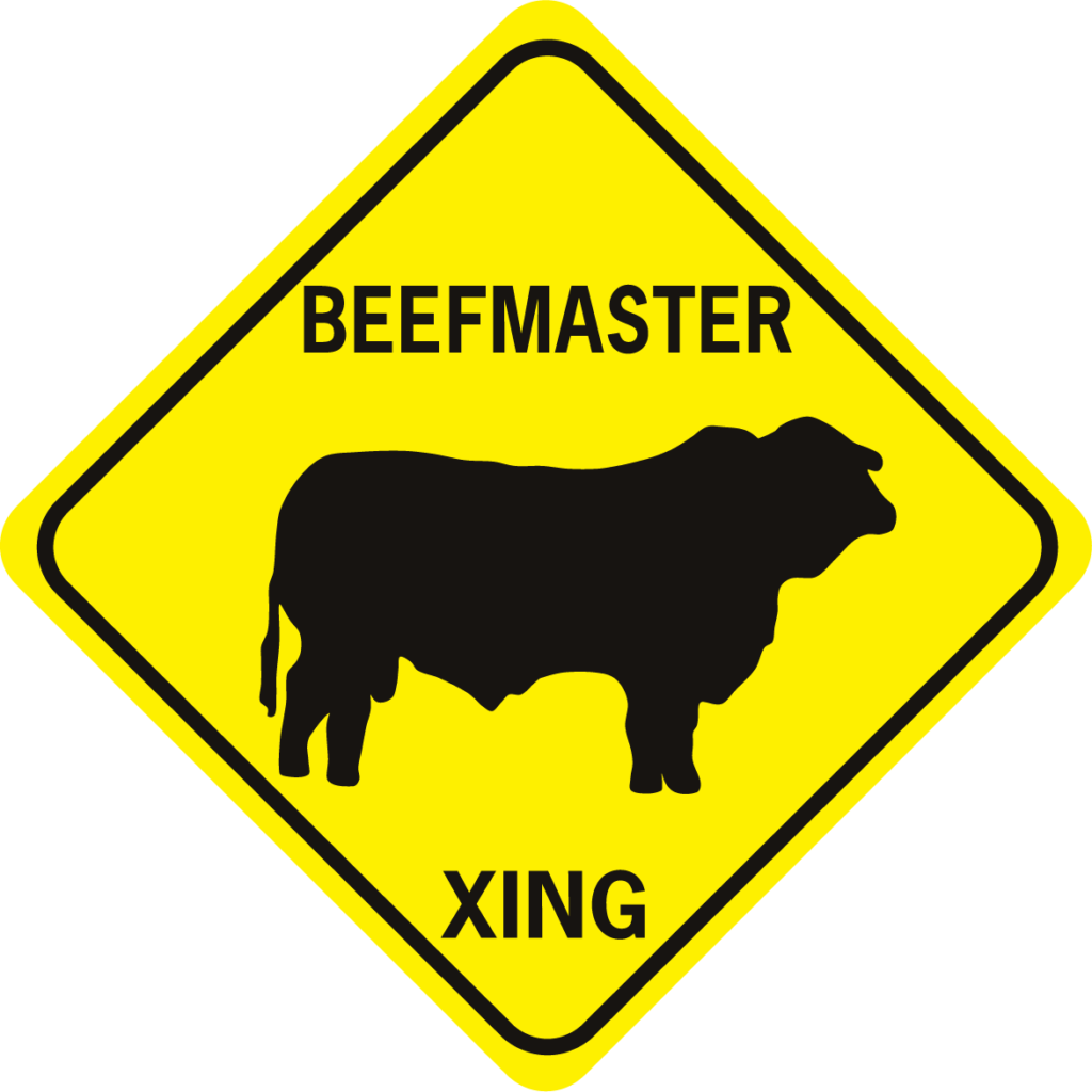 Cow Beefmaster World Famous Sign Co